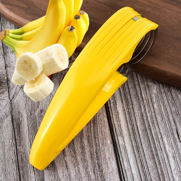 Bananskivare, frukt- och grönsaksskalare i rostfritt stål