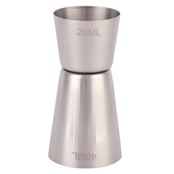 Professionell Bartending, Lättanvänd Dubbel Jigger Mätkopp i Rostfritt Stål för Cocktailshaker, Precisions Bartending Verktyg Hög Kvalitet Dubbel