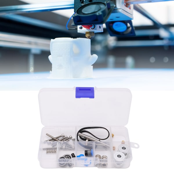 3D-skrivar Extruder Tillbehörssats Synkroniserat Hjul Extruderingsväxel Lageruppsättning för 3D-skrivare