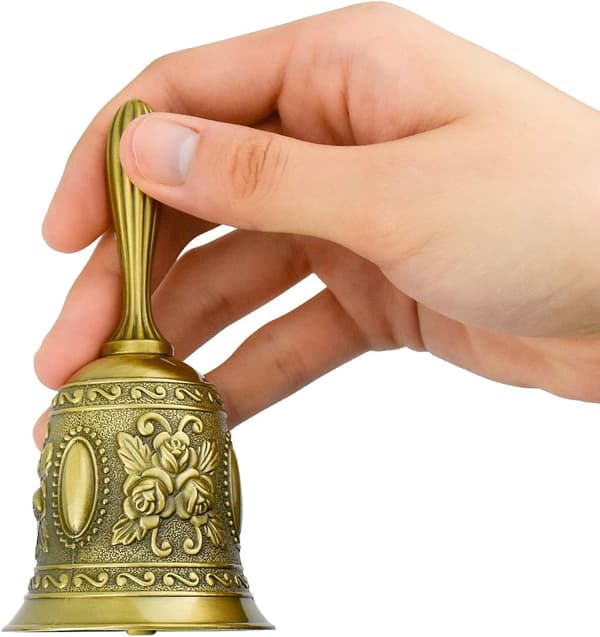 Käsikello, ovikello, pöytäkello, palvelukello, käsikello, kova ääni,