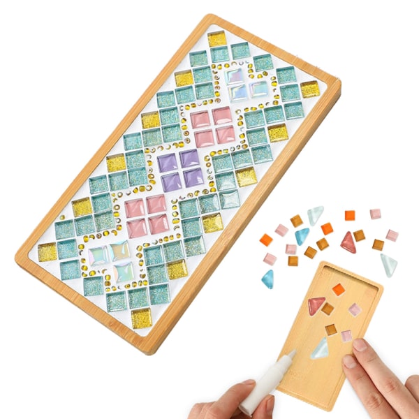Mosaic DIY Crafts Materialpaket Tillbehör för Coaster