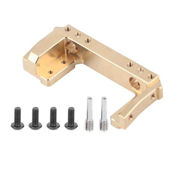 Mässing Front Bumper Mount Servo Mount Fjärrkontroll Modell Tillbehör Passar för Axial SCX10II RC Bil