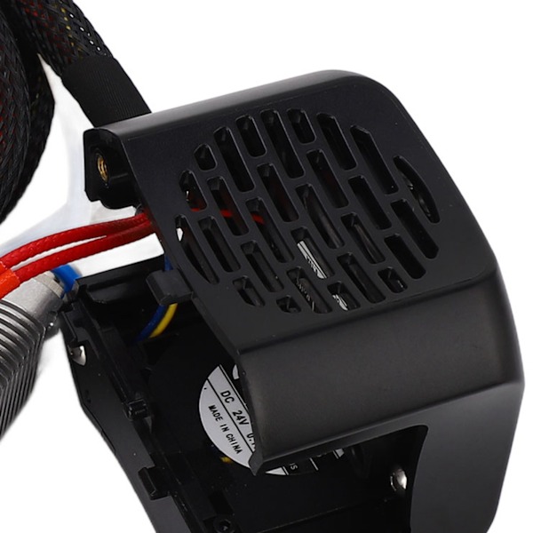 Full Hotend Kit 3D-skrivartillbehör Hot End Kit med dubbla fläktar för Ender 3 V2 DC24V
