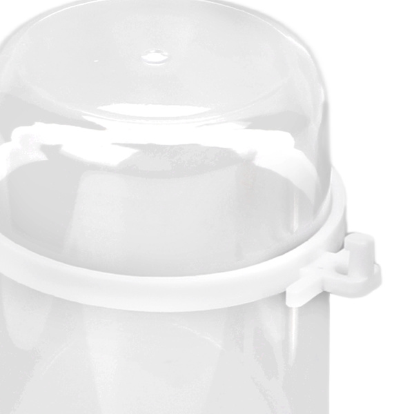 5 st automatiska fågelmatare 415 ml transparenta automatiska matare med stativ för husdjur
