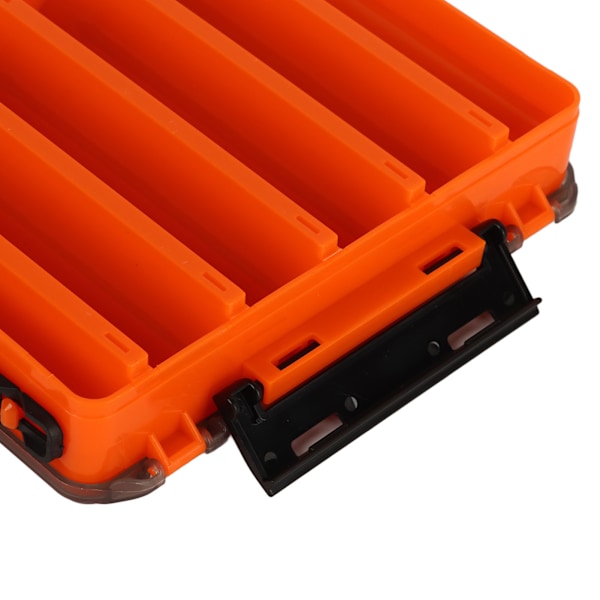 Fiskeutrustning Box Dubbelsidig Transparent PP Multi Fack Tackle Förvaringslåda för Beten Utomhus Resor