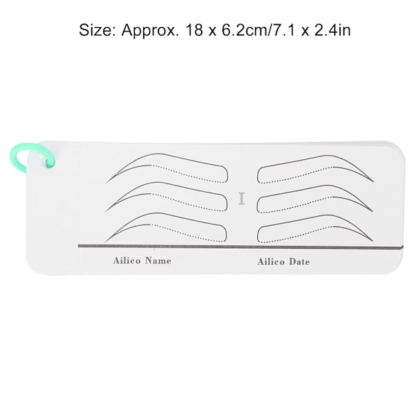 Ögonbrynsstencil Kit, Praktiska Ögonbrynsstenciler, Självhäftande Design För Perfekt Symmetri Och Enkel Användning, Giftfri Och Luktfri För Nybörjare (5 Stycken)
