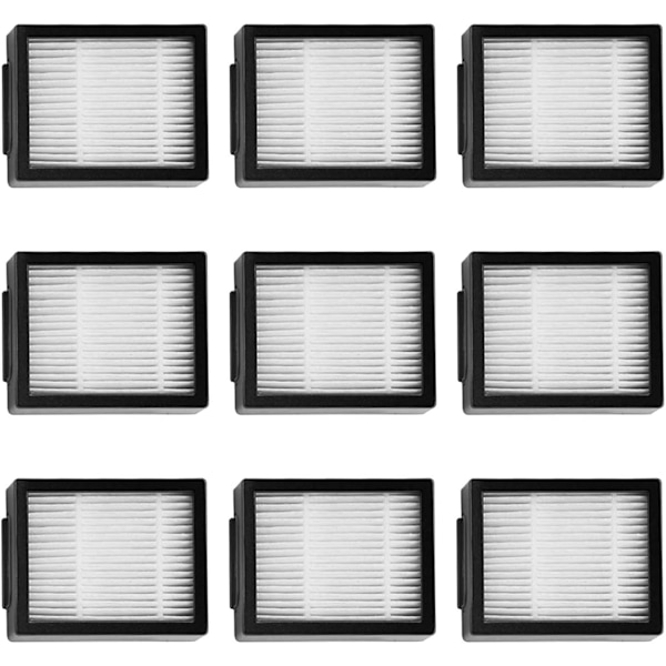 Filterset för Roomba E5/i7 iRobot ersättningsfilter Roomba E5 E6 i7 i7+ Plus ersättning för 9 HEPA-filter