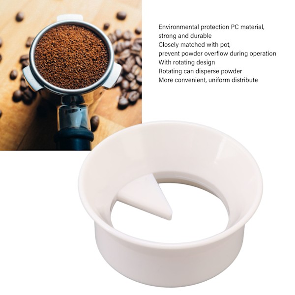 Kaffedistributör Mocha Pot Distributionsverktyg Rotationsdoseringsring Maskindelar