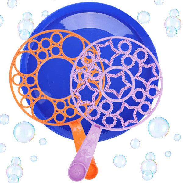 Verktyg för att blåsa bubblor Färgglad bubbelstav för barn Rolig bubbelblåsningspinne