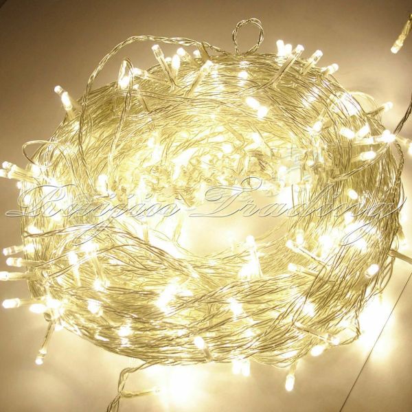 100M 600 LED ljusslinga karneval bröllop utomhus inomhus trädgårdsbelysning