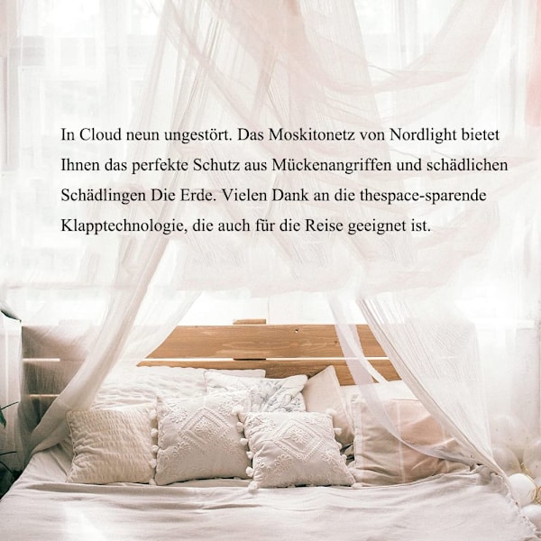 Fridfull Sömnoas: Kupolformat Myggnät För Oöverträffad Lugn, Stilren Design Förhöjer Ditt Utrymme, Finmaskigt Skydd Säkerställer Insektsfria Nätter,
