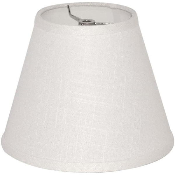 Mellanstor lampskärm, cylindrisk tygskärm för bordslampor och golvlampor, toppdiameter 5 tum X 9 tum bottendiameter X 7 tum hög,