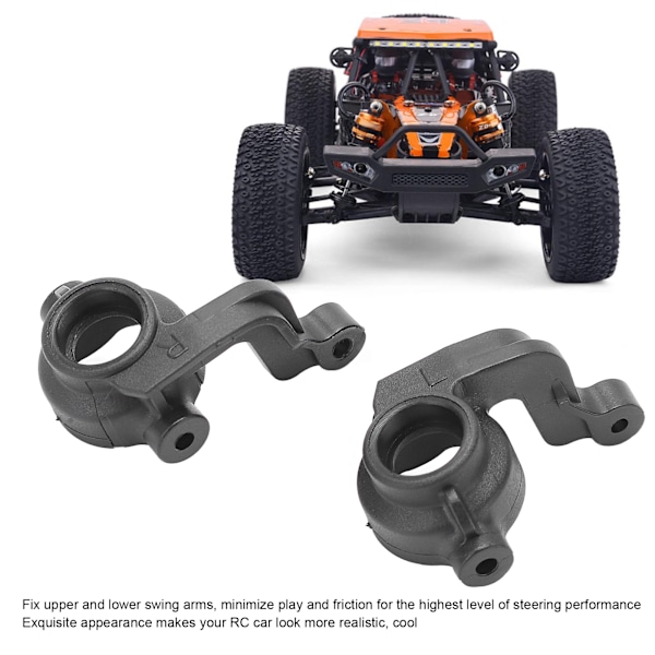 2 st plast vänster höger styrkopp för ZD Racing DBX‑10 7186 1/10 RC bil uppgraderingsdel