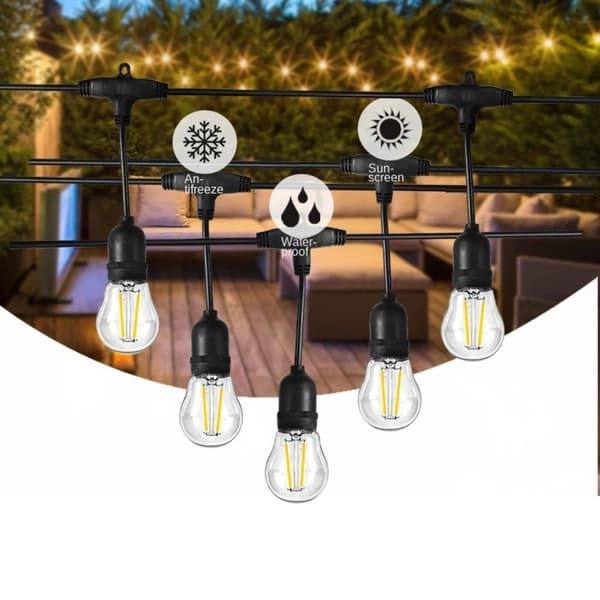 31V 6W IP44 LED Krone Transformator Multifunksjonell Fargerik Lyslenke Solar Plug-in Lavspent Transformator