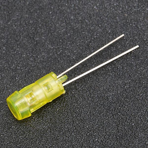 20 st 3mm DIY LED-dioder Bärbara ljusdioder för vetenskapliga projekt Experiment Gult ljus