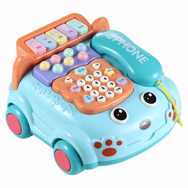 Leksakstelefon Vanligt Batteri Medium Telefon Simulering Pedagogisk Baby Telefon Leksak
