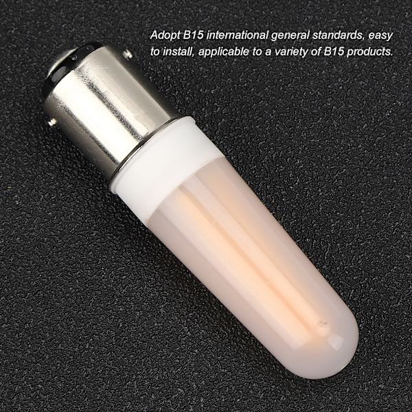 10 st 3W AC 230V Små LED-lampor B15 Sockel Lampor för Hem Hotell Belysning