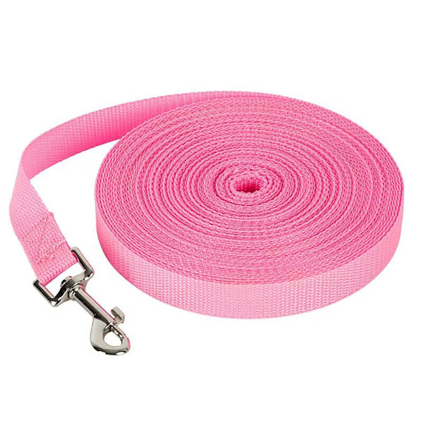 Högkvalitativ Hundträningskoppel i Nylon, Mjukt Bekvämt Texturerat Tjockt Rep som Är Beständigt Mot Bett och Rivning, Slitstarkt Träningskoppel För Små Och