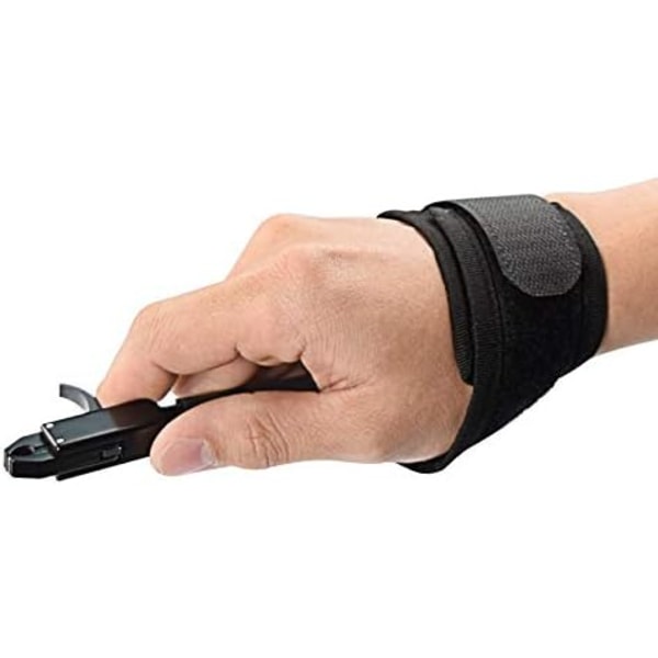 Bågskytte Compound Båge Release Aid, Designad För Bågar Med 65lbs Dragvikt Eller Mindre, Vikbar Design, Enkelt Grepp Med Spänne Som Fästs Säkert Runt Handleden
