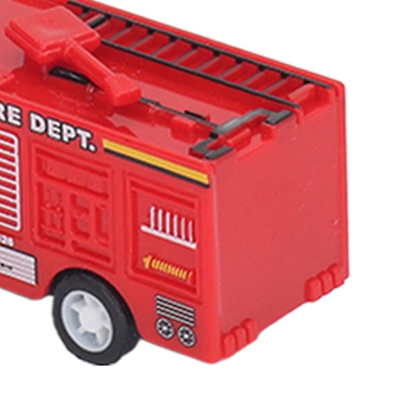 4 st Dragbilar Modell Set Legering Bilar Leksak Set Stad Serie Öppnade Dörrar Lastbil Modell Leksak Typ B