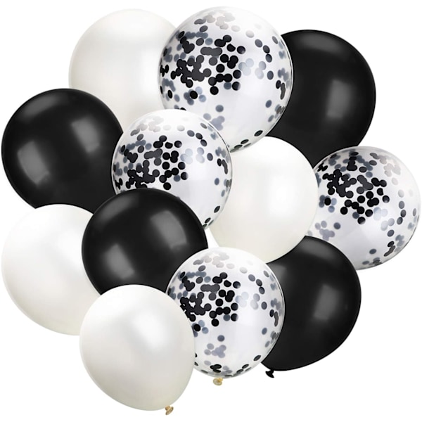 Konfetti Latexballonger, Giftfria Ballonger av Hög Standardkvalitet, Klassiska Färgkombinationer, Idealiska För Perfekta Partydekorationer, Hållbar Kvalitet,