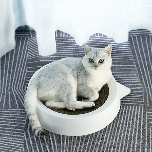 Kattklösbräda, Hälsosamma klor Modern Stilren Design Miljövänliga Återvunna Kartong Klösbräda Ersättningsdynor För Din Pälsbeklädda Väns Ultimata