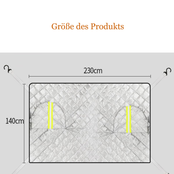 Vindruta Skydd Vindruta Skydd Bil Solskydd 230*140cm