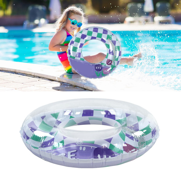 Uppblåsbara Badringar med Glitter, Fräsch Färg Simring För Pooläventyr, Innovativ Design Premiumkvalitet Poolleksaker För Vattenfest