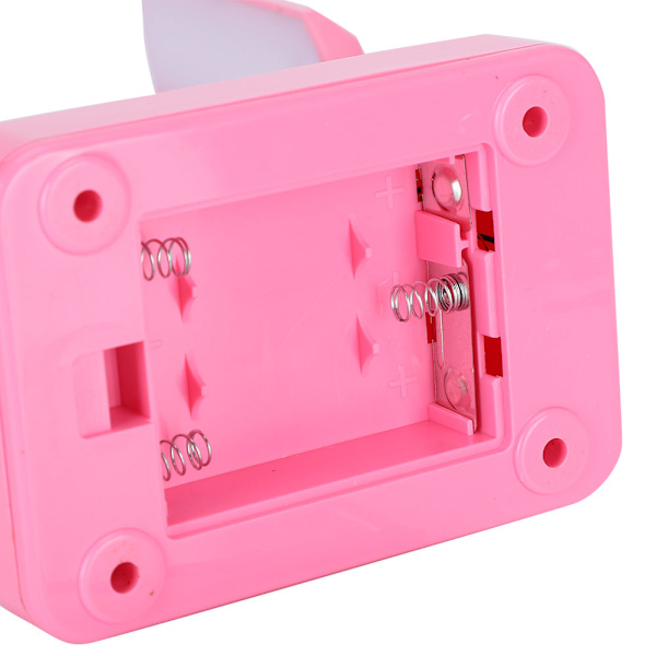 2 set LED-skrivbordslampa rosa flexibel gåshals hopfällbar hemmakontor universell bordslampa