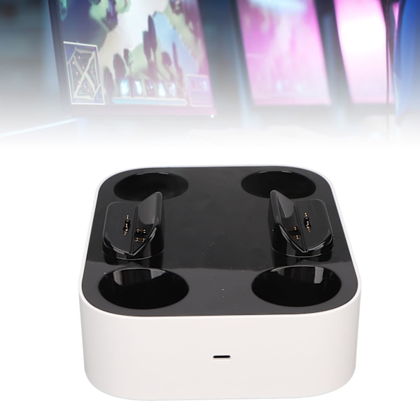 PlayStation 5 Laddningsstation: Timerfunktion & Touch-knapp, Dualsense Edge Controller-kompatibilitet, Intelligent skydd & LED-indikatorer för säkerhet,