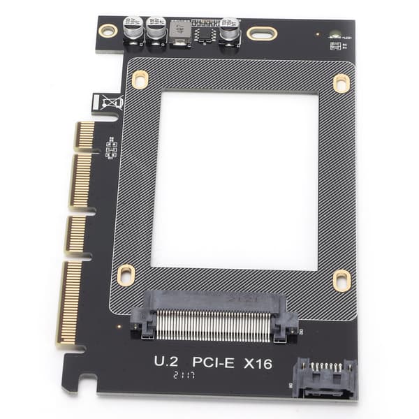 U.2 SSD til PCIe X16 Adapter til Datacenter- og Workstationbrug, PCI-E til U.2 NVME Adapter med EMI-undertrykkelse og Højhastighedssignalforbedring