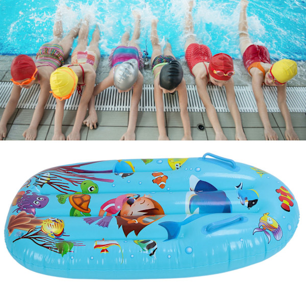 Uppblåsbar Surfbräda Pool Float Tjockning Stora Söta Mönster Barn Simringar för Simbassäng Vattenaktiviteter