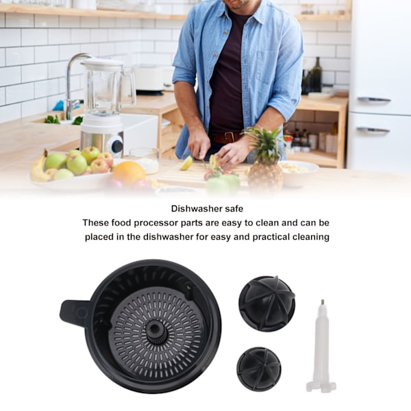 Behållare för matberedare, ABS-behållare, multifunktionella tillbehör för matberedare, passar till Thermomix TM5 TM6