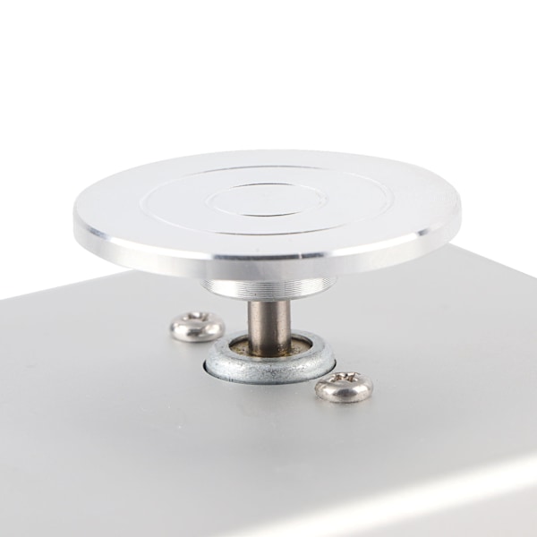 Silver Pottery Wheel Shaping Tool Mini Keramikmaskin för Keramik DIY Hantverk(EU Plug 220V)