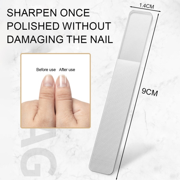 Set, skarpt för tjocka naglar Anti-stänkdesign