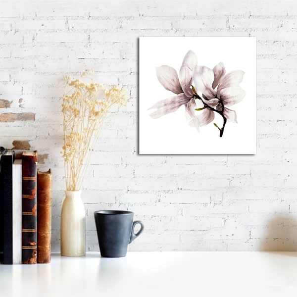 2 st/set Blomformad Canvas Målning för Vardagsrum Sovrum Kontor Dekoration