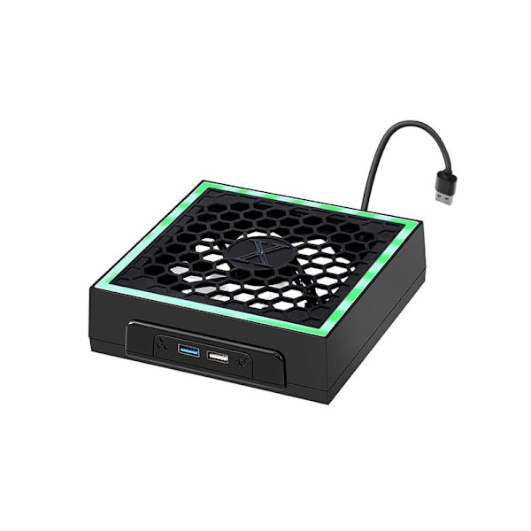 xboxseriesx värdkylfläkt xbox series x värdkylare RGB färgskiftande ljus XSX