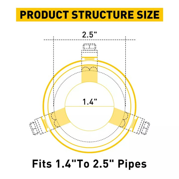 Rostfritt Stål Bil Bakre Runda Avgassdämpare Tail Pipe Trim Tip End Universal