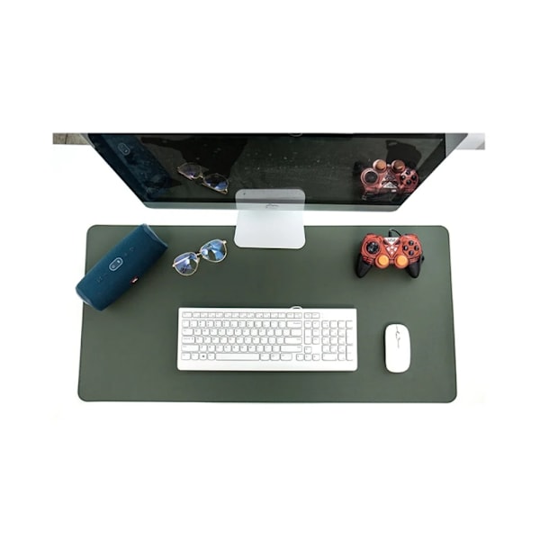 Halkskyddande skrivbordsunderlägg i läder för kontorsbord Vattentät fri dressing 90 X 45 cm