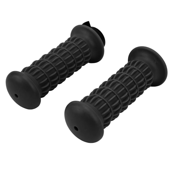 1 Par 22mm Motorcykel Styre Universal Mjuk Grepp Gasreglage Passar för Scooter GY6 50cc 80cc 125c 150cc Svart