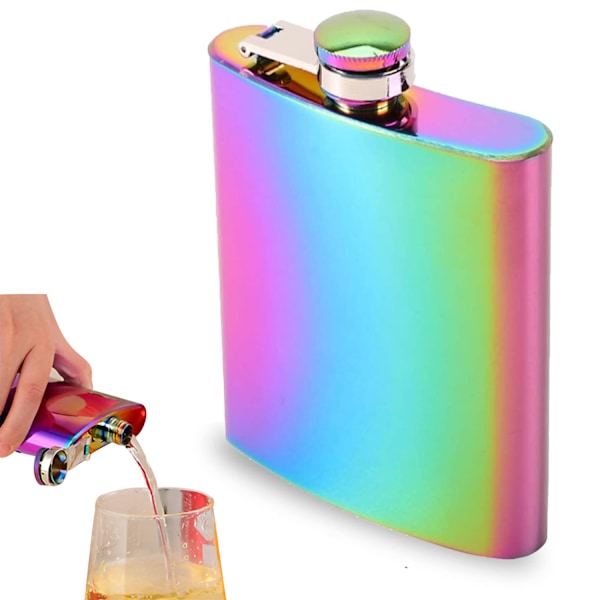 Fickplunta för bröllopsfirande, läckagesäker design i lasersvetsat rostfritt stål, lättburen presentidé som uppfyller kvalitetsstandarder för utomhusbruk