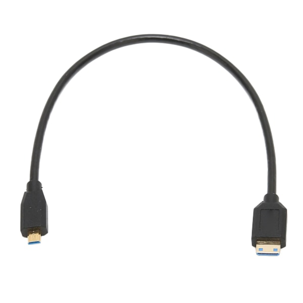Utmärkt Dataöverföringsprestanda HDMI-adaptrar, Texturerade och Högkvalitativa Material Mini HD Multimedia Interface Till Mikro-kabel, För