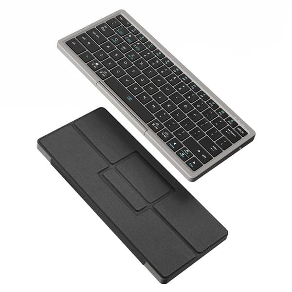 Enkel Skrivkompis, Ultrastabilt Uppladdningsbart Tangentbord med Lång Batteritid, Stöder Windows Android iOS MacOS Chrome OS iPad OS Enheter