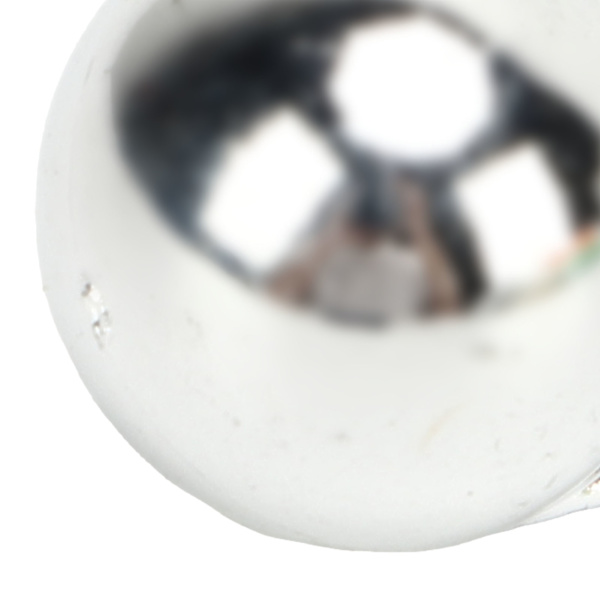 50 st fiske dubbel skramla metall havsfiske attraktor klockpärlor med plastfodral för att locka fisk silver