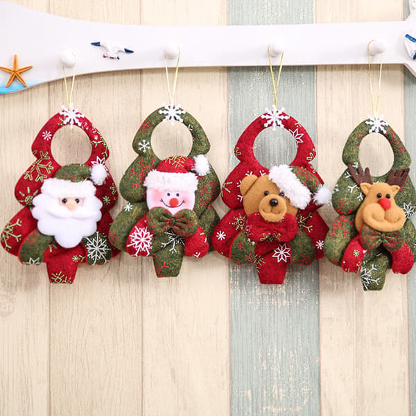 Juleplysjpynt, hengende pyntgaver til barn style 3
