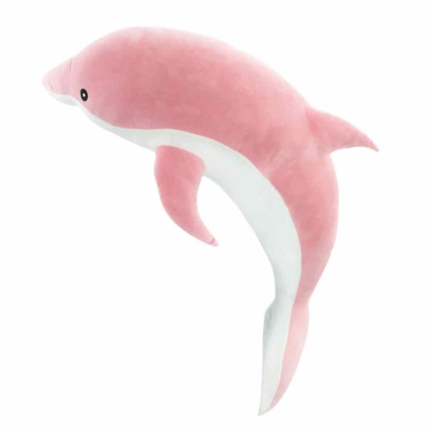 Delfin Gosedjur Plyschkudde, Delfin Plyschleksak Mjuk Val Huggkudde Plysch Delfinkudde för Barn Flickor