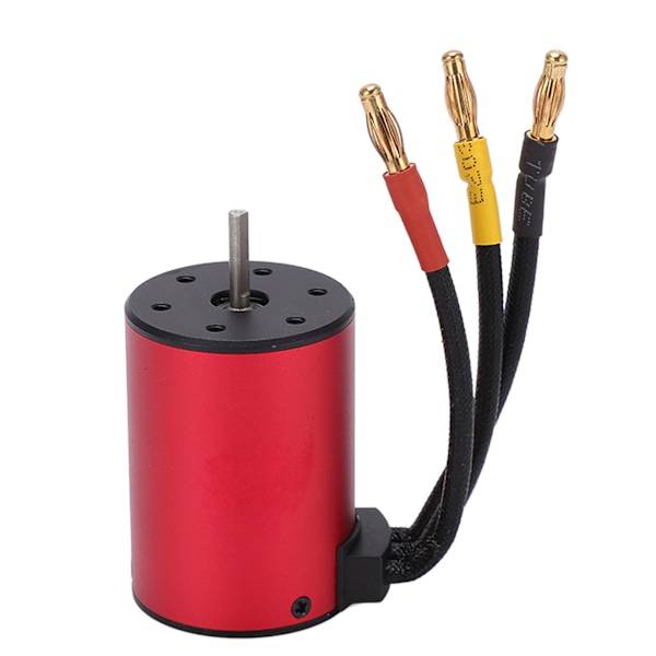 S3650 5200KV Vattentät Borstlös Motor 4-polig 12-spårig RC Bilmotor Tillbehör för 1/10 Fjärrstyrd Bil