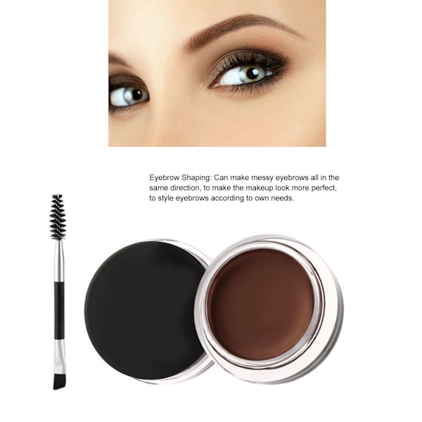 Eye Artistry Gel Liner, Kaffetonad För Perfekt Ögonbrynsfärg & Form, Rik Färg Med Högintensiva Pigment, Långvarig & Vattentät, Portabel