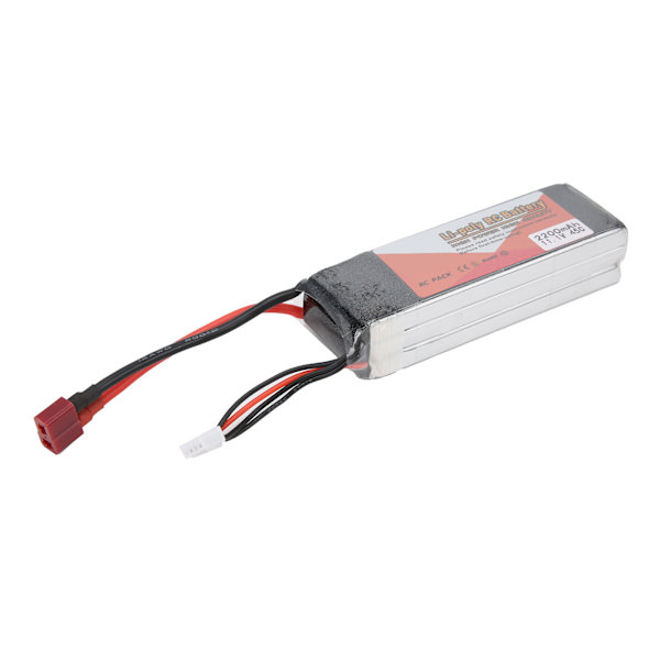 11,1V 2200mAh 3S 45C Lipo-batteripaket med T-kontakt RC-batteri för RC-bilbåtlastbilhelikopter