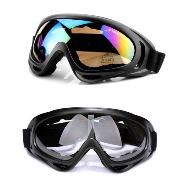 Skidsnowboardglasögon, UV-skyddsglasögon, motocrossglasögon, hjälmkompatibla, anti-dimglasögon, sportglasögon för skidåkning, motorcykel